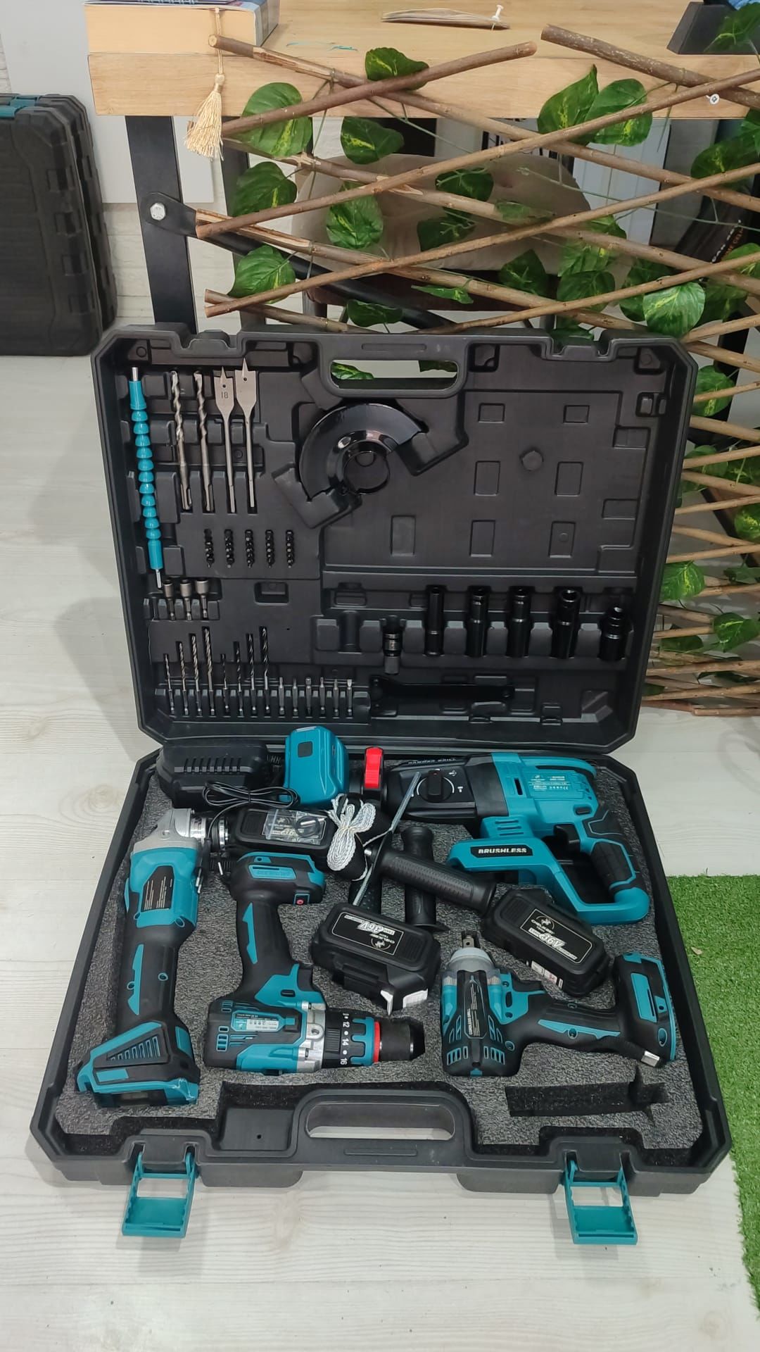 5Lİ LEDLİ ŞARJLI SET
